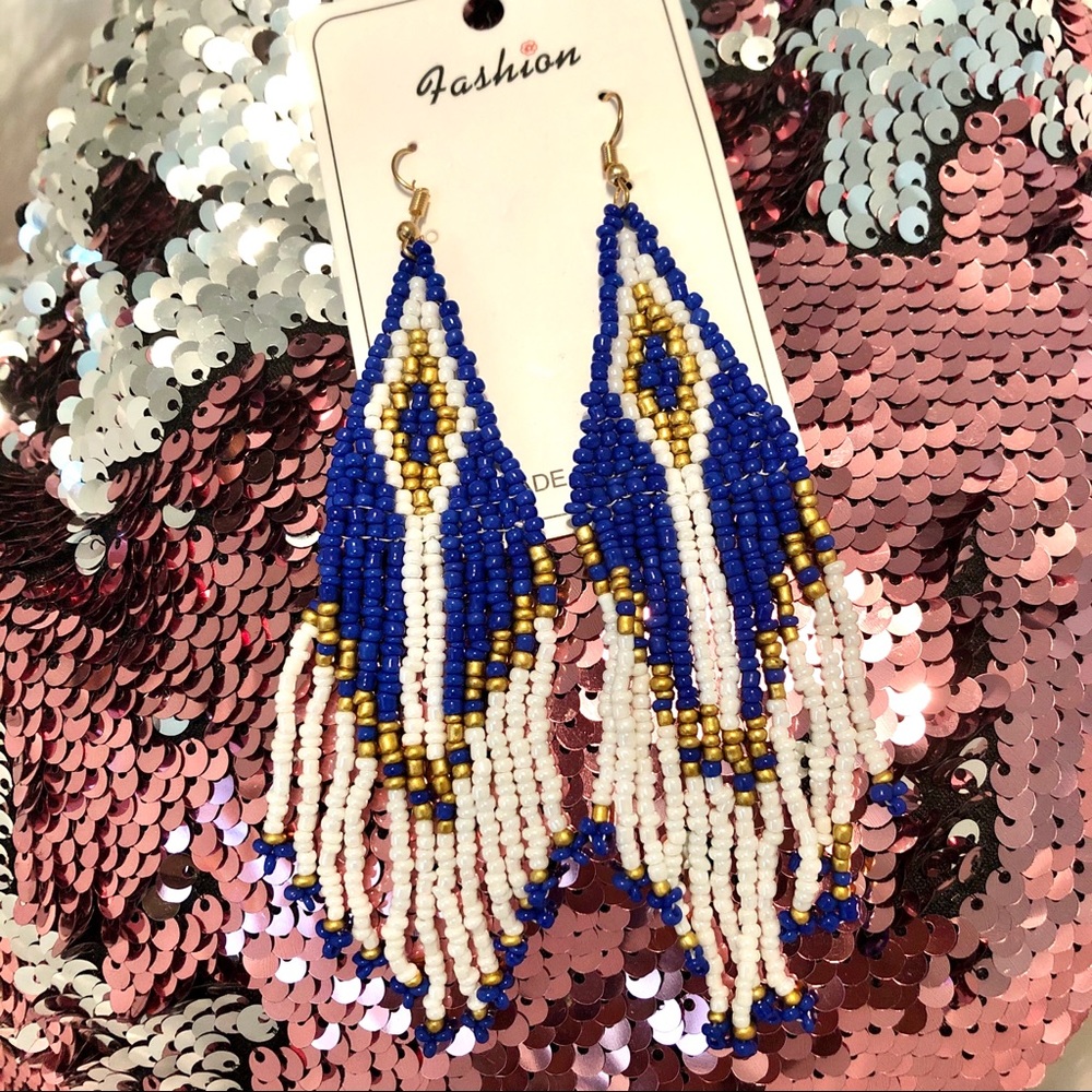Bohemian Earrings BEACH & VACATION COLLECTION Blue